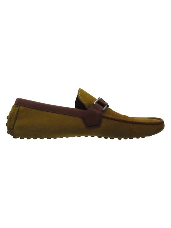 Louis Vuitton Loafers Hockenheim Line LV Logo Bit Driving Shoes Slip on Yellow main image 7